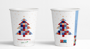 12oz Christmas Design Takeaway Cup