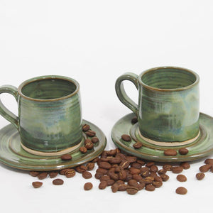 Espresso Cup & Saucer Set by Ciaran Headley