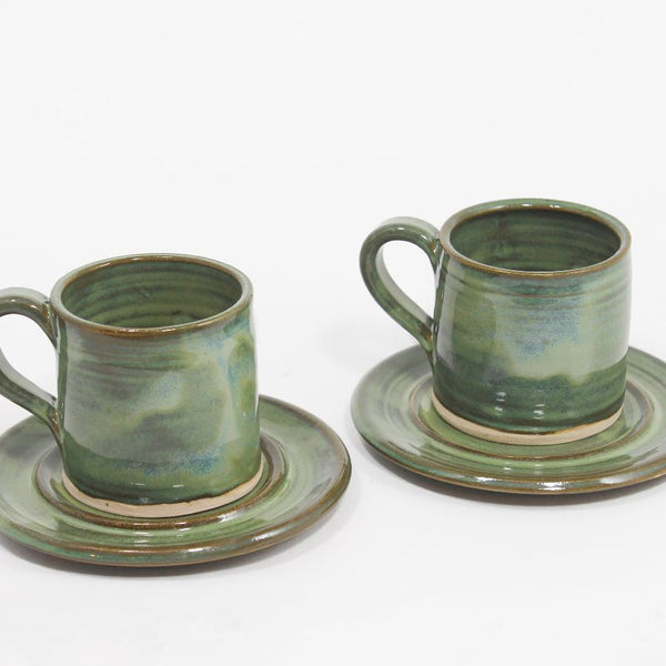 Espresso Cup & Saucer Set by Ciaran Headley
