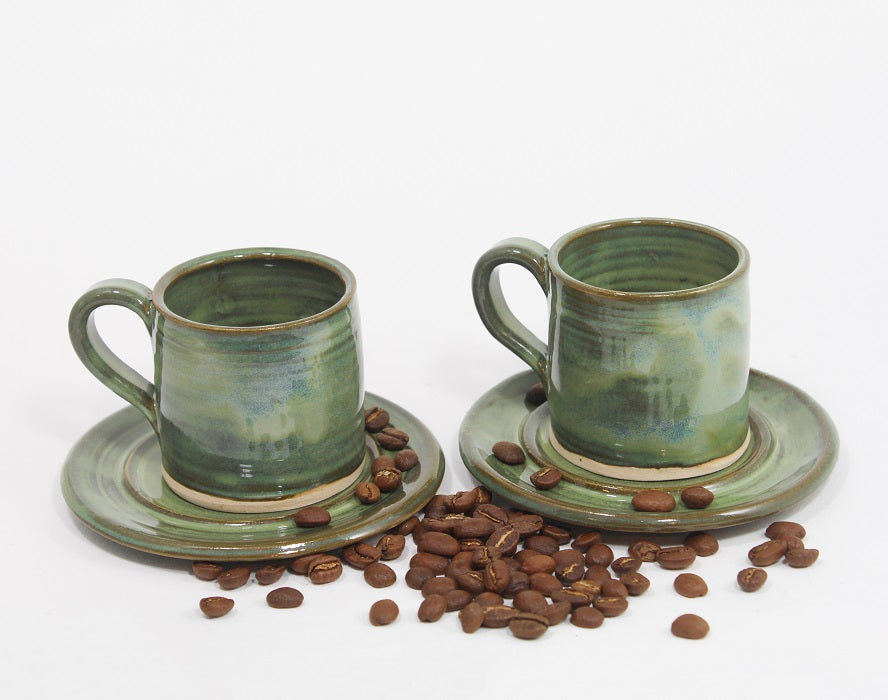 Espresso Cup & Saucer Set by Ciaran Headley