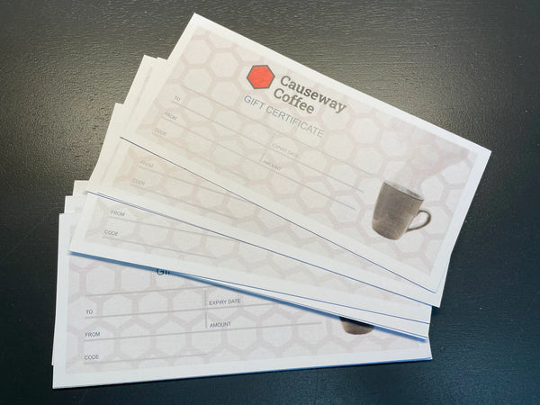 Causeway Coffee Gift Card