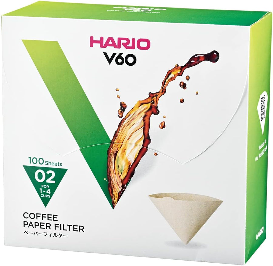 Hario V60 02 Filter Papers -100 Pack