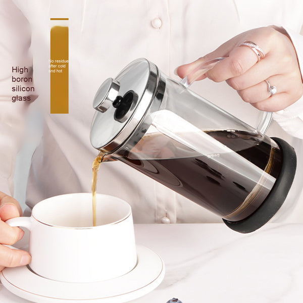 350ml Heat-Resistant Glass & Stainless Steel Cafetiere