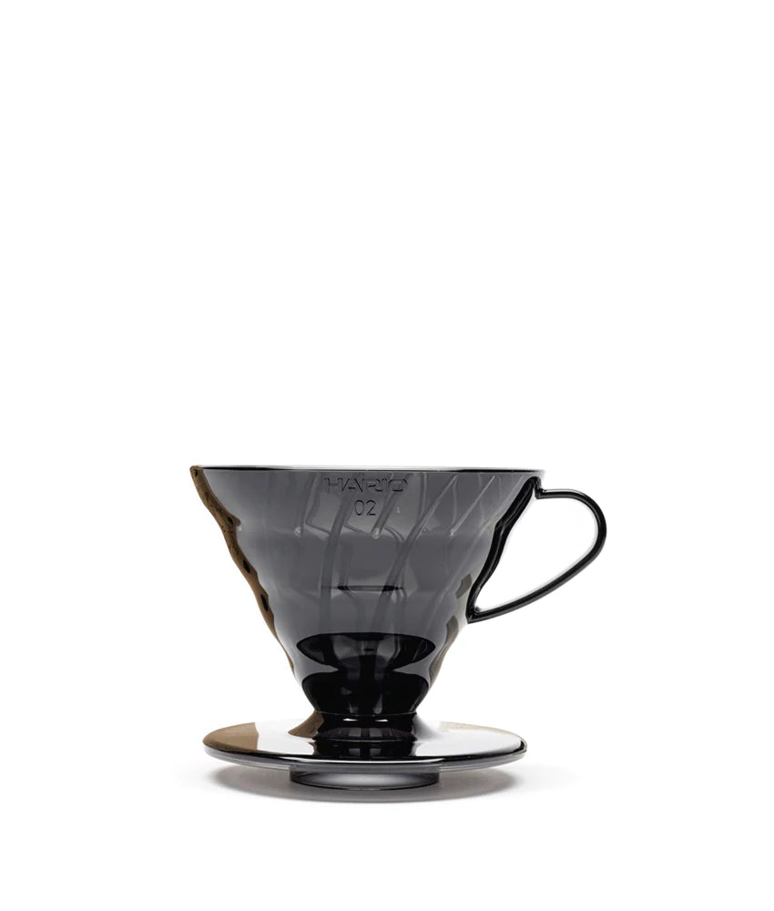 Hario V60 02 (2 Cups ) Plastic Coffee Dripper - Black